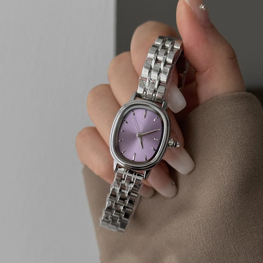 OVAL SILVER WATCH